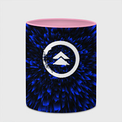 Кружка 3D Ghost of Tsushima blue energy, цвет: 3D-белый + розовый — фото 2