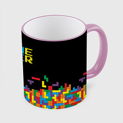 Кружка 3D Game over, цвет: 3D-розовый кант