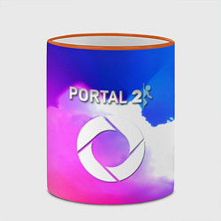Кружка 3D Portal закат, цвет: 3D-оранжевый кант — фото 2