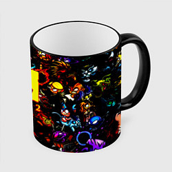 Кружка 3D Dota2 персонажи, цвет: 3D-черный кант