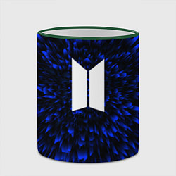 Кружка 3D BTS blue energy, цвет: 3D-зеленый кант — фото 2