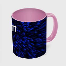 Кружка 3D Depeche Mode blue energy, цвет: 3D-белый + розовый