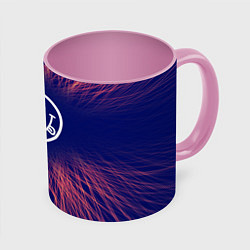 Кружка 3D Nirvana red energy, цвет: 3D-белый + розовый