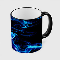 Кружка 3D Color blue pink, цвет: 3D-черный кант