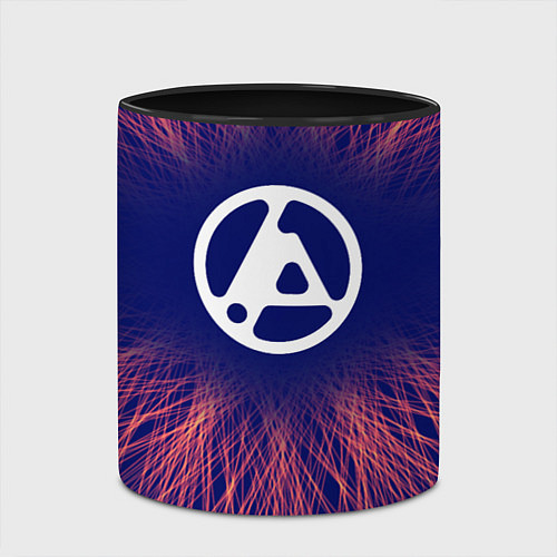 Кружка цветная Linkin Park 2024 red energy / 3D-Белый + черный – фото 2