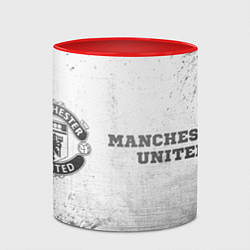 Кружка 3D Manchester United - white gradient по-горизонтали, цвет: 3D-белый + красный — фото 2