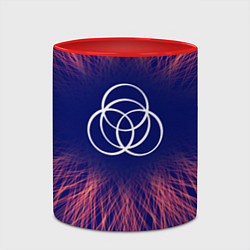 Кружка 3D Elden Ring red energy, цвет: 3D-белый + красный — фото 2
