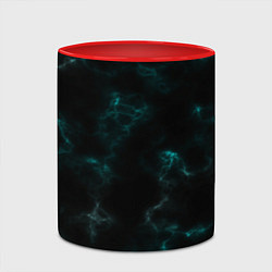 Кружка 3D Color black turquoise, цвет: 3D-белый + красный — фото 2