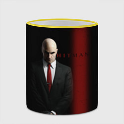 Кружка 3D Агент Hitman, цвет: 3D-желтый кант — фото 2