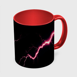 Кружка цветная Lightning pink