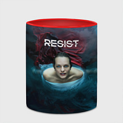 Кружка 3D Рассказ служанки - Джун, цвет: 3D-белый + красный — фото 2