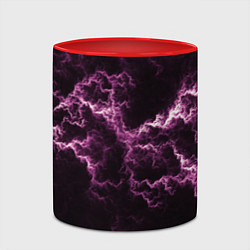 Кружка 3D Lightning pink glow, цвет: 3D-белый + красный — фото 2