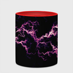 Кружка 3D Lightning pink glow, цвет: 3D-белый + красный — фото 2