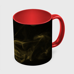Кружка 3D Color smoke yellow, цвет: 3D-белый + красный