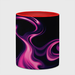 Кружка 3D Color pink smoke, цвет: 3D-белый + красный — фото 2