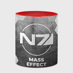 Кружка 3D Mass Effect - grey gradient, цвет: 3D-белый + красный — фото 2