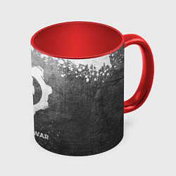 Кружка цветная Gears of War - grey gradient