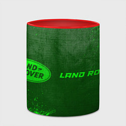 Кружка 3D Land Rover - green gradient по-горизонтали, цвет: 3D-белый + красный — фото 2
