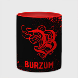 Кружка 3D Burzum - red gradient, цвет: 3D-белый + красный — фото 2
