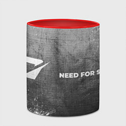 Кружка 3D Need for Speed - grey gradient по-горизонтали, цвет: 3D-белый + красный — фото 2