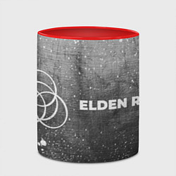 Кружка 3D Elden Ring - grey gradient по-горизонтали, цвет: 3D-белый + красный — фото 2