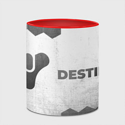 Кружка 3D Destiny - white gradient по-горизонтали, цвет: 3D-белый + красный — фото 2