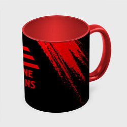 Кружка 3D Imagine Dragons - red gradient, цвет: 3D-белый + красный