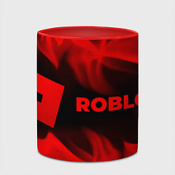 Кружка 3D Roblox - red gradient по-горизонтали, цвет: 3D-белый + красный — фото 2