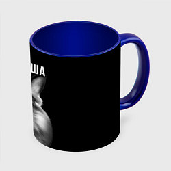 Кружка 3D Черемша мем, цвет: 3D-белый + синий