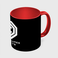 Кружка 3D OCP - RoboCop, цвет: 3D-белый + красный