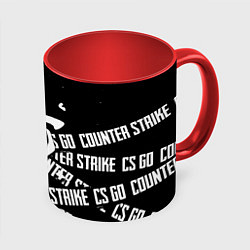 Кружка цветная Doom x counter strike