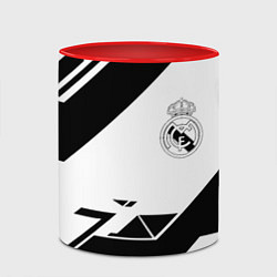 Кружка 3D Real Madrid geometry, цвет: 3D-белый + красный — фото 2