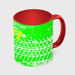 Кружка 3D Dayz кислотные шипы, цвет: 3D-белый + красный