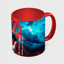 Кружка 3D Король и Шут - всегда с нами, цвет: 3D-белый + красный