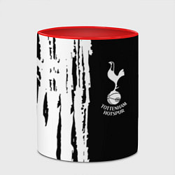 Кружка 3D Tottenham Hotspur белые краски, цвет: 3D-белый + красный — фото 2
