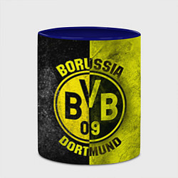 Кружка 3D Borussia Dortmund, цвет: 3D-белый + синий — фото 2