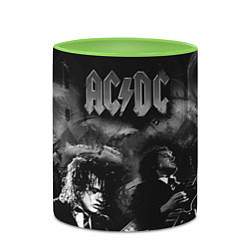 Кружка 3D AC/DC, цвет: 3D-белый + светло-зеленый — фото 2