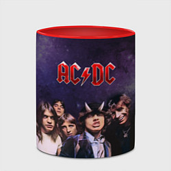 Кружка 3D AC/DC, цвет: 3D-белый + красный — фото 2