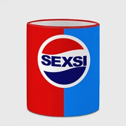 Кружка 3D Sexsi Pepsi, цвет: 3D-красный кант — фото 2