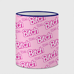 Кружка 3D Bitch Pattern, цвет: 3D-синий кант — фото 2
