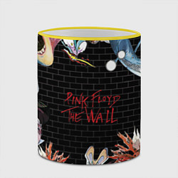Кружка 3D Pink Floyd: The Wall, цвет: 3D-желтый кант — фото 2