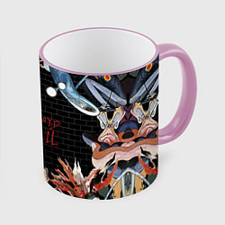 Кружка 3D Pink Floyd: The Wall, цвет: 3D-розовый кант