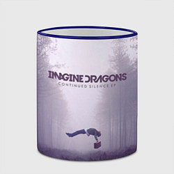 Кружка 3D Imagine Dragons: Silence, цвет: 3D-синий кант — фото 2