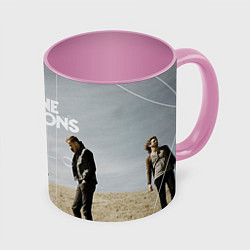 Кружка 3D Imagine Dragons: Boys, цвет: 3D-белый + розовый