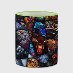Кружка 3D Dota 2: All Pick, цвет: 3D-светло-зеленый кант — фото 2