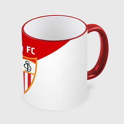 Кружка 3D Sevilla FC, цвет: 3D-красный кант