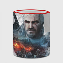 Кружка 3D Witcher, цвет: 3D-красный кант — фото 2