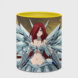 Кружка 3D Fairy tail, цвет: 3D-белый + желтый — фото 2