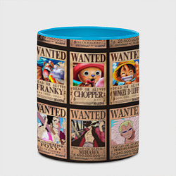 Кружка 3D One Piece, цвет: 3D-белый + небесно-голубой — фото 2