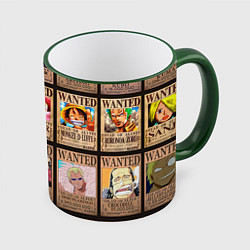 Кружка 3D One Piece, цвет: 3D-зеленый кант